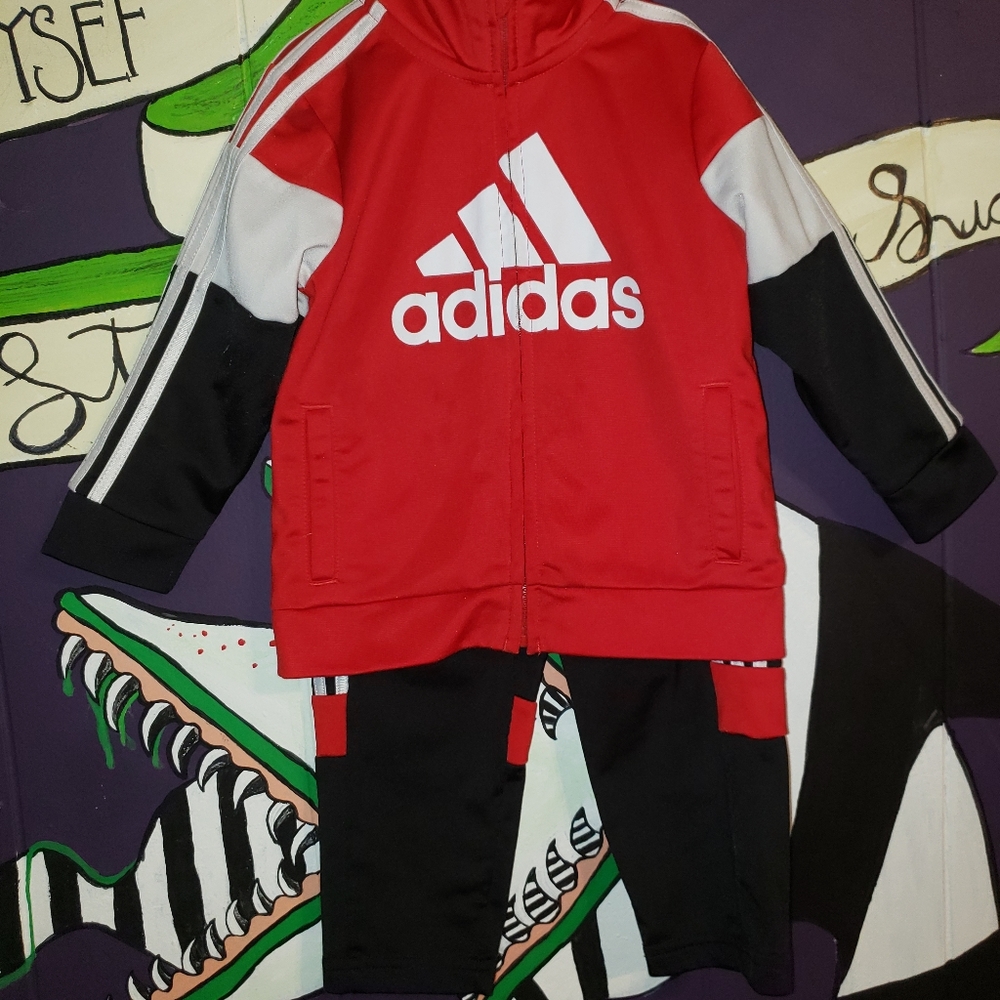 Toddler adidas tracksuit set